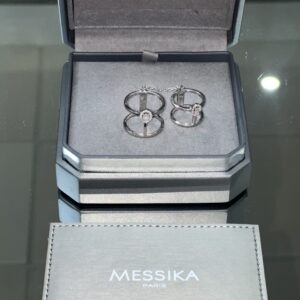 Bague Messika double diamant Glam'Azone T. 53
