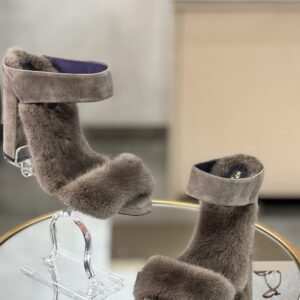 Sandales Aquazzura Vison T.39