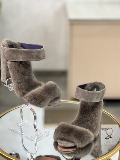 Sandales Aquazzura Vison T.39