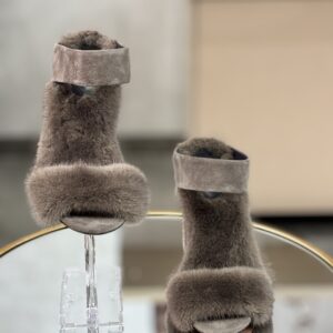 Sandales Aquazzura Vison T.39